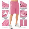 image:imageNORTHYARD Mens Athletic Running Shorts Gym Workout 795 Quick Dry Lightweight Sports Basketball Tennis 3 Zipper PocketsPowderpink