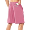 image:imageNORTHYARD Mens Athletic Running Shorts Gym Workout 795 Quick Dry Lightweight Sports Basketball Tennis 3 Zipper PocketsPowderpink