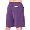 image:imageNORTHYARD Mens Athletic Running Shorts Gym Workout 795 Quick Dry Lightweight Sports Basketball Tennis 3 Zipper PocketsPurple