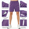 image:imageNORTHYARD Mens Athletic Running Shorts Gym Workout 795 Quick Dry Lightweight Sports Basketball Tennis 3 Zipper PocketsPurple