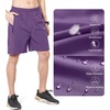 image:imageNORTHYARD Mens Athletic Running Shorts Gym Workout 795 Quick Dry Lightweight Sports Basketball Tennis 3 Zipper PocketsPurple
