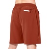 image:imageNORTHYARD Mens Athletic Running Shorts Gym Workout 795 Quick Dry Lightweight Sports Basketball Tennis 3 Zipper PocketsRedclay