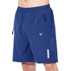 image:imageNORTHYARD Mens Athletic Running Shorts Gym Workout 795 Quick Dry Lightweight Sports Basketball Tennis 3 Zipper PocketsRoyalblue
