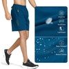 image:imageNORTHYARD Mens Athletic Running Shorts Gym Workout 795 Quick Dry Lightweight Sports Basketball Tennis 3 Zipper PocketsSeablue