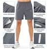image:imageNORTHYARD Mens Athletic Running Shorts Gym Workout 795 Quick Dry Lightweight Sports Basketball Tennis 3 Zipper PocketsSmokegrey