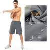 image:imageNORTHYARD Mens Athletic Running Shorts Gym Workout 795 Quick Dry Lightweight Sports Basketball Tennis 3 Zipper PocketsSmokegrey