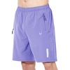 image:imageNORTHYARD Mens Athletic Running Shorts Gym Workout 795 Quick Dry Lightweight Sports Basketball Tennis 3 Zipper PocketsViolet