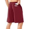 image:imageNORTHYARD Mens Athletic Running Shorts Gym Workout 795 Quick Dry Lightweight Sports Basketball Tennis 3 Zipper PocketsWinered