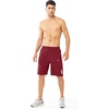 image:imageNORTHYARD Mens Athletic Running Shorts Gym Workout 795 Quick Dry Lightweight Sports Basketball Tennis 3 Zipper PocketsWinered