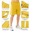 image:imageNORTHYARD Mens Athletic Running Shorts Gym Workout 795 Quick Dry Lightweight Sports Basketball Tennis 3 Zipper PocketsYellow