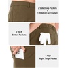 image:imageNORTHYARD Mens Golf Shorts 9 Lightweight Stretch Quick Dry Casual Dress Hybrid Shorts with 6 Pockets for Golf Hiking WorkDarkkhaki