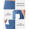 image:imageNORTHYARD Mens Golf Shorts 9 Lightweight Stretch Quick Dry Casual Dress Hybrid Shorts with 6 Pockets for Golf Hiking WorkFederalblue