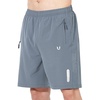 image:imageNORTHYARD Mens Athletic Running Shorts Gym Workout 795 Quick Dry Lightweight Sports Basketball Tennis 3 Zipper PocketsCloudgrey