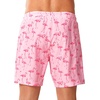 image:imageNORTHYARD 2 in 1 Mens Swim Trunks 7 Quick Dry Board Shorts with Compression Liner Swimsuit Bathing Beach Short with PocketsFlamingo