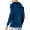 image:imageNORTHYARD Mens UPF 50 Rash Guard Hoodie Long Sleeve Sun Protection Shirt Fishing Swim Beach Hiking Quick Dry LightweightDarkblue