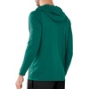 image:imageNORTHYARD Mens UPF 50 Rash Guard Hoodie Long Sleeve Sun Protection Shirt Fishing Swim Beach Hiking Quick Dry LightweightEvergreen