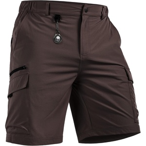 image:imageNORTHYARD Mens Cargo Hiking Shorts 9 Lightweight Outdoor Tactical Work Camping Sport Golf Casual Travel Fishing MultipocketBrown