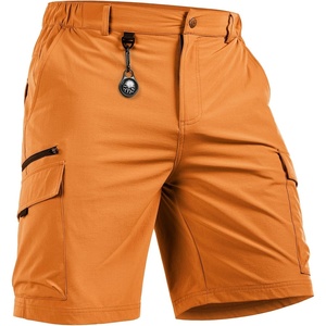 image:imageNORTHYARD Mens Cargo Hiking Shorts 9 Lightweight Outdoor Tactical Work Camping Sport Golf Casual Travel Fishing MultipocketOrange