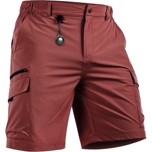 image:imageNORTHYARD Mens Cargo Hiking Shorts 9 Lightweight Outdoor Tactical Work Camping Sport Golf Casual Travel Fishing MultipocketWine