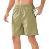 image:imageNORTHYARD Mens Athletic Running Shorts Quick Dry Lightweight Zip Pockets  5 7 9 Inseam Unlined Adjustable Waist Moisture Wicking 4Way Stretch UPF 50 Workout Gym Tennis Basketball HikingKhaki