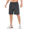 image:imageNORTHYARD Mens Athletic Running Shorts Quick Dry Lightweight Zip Pockets  5 7 9 Inseam Unlined Adjustable Waist Moisture Wicking 4Way Stretch UPF 50 Workout Gym Tennis Basketball HikingDarkgrey