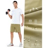 image:imageNORTHYARD Mens Athletic Running Shorts Quick Dry Lightweight Zip Pockets  5 7 9 Inseam Unlined Adjustable Waist Moisture Wicking 4Way Stretch UPF 50 Workout Gym Tennis Basketball HikingKhaki