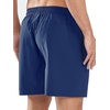 image:imageNORTHYARD Mens Athletic Running Shorts Quick Dry Lightweight Zip Pockets  5 7 9 Inseam Unlined Adjustable Waist Moisture Wicking 4Way Stretch UPF 50 Workout Gym Tennis Basketball HikingDarkblue