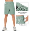 image:imageNORTHYARD Mens Athletic Running Shorts Quick Dry Lightweight Zip Pockets  5 7 9 Inseam Unlined Adjustable Waist Moisture Wicking 4Way Stretch UPF 50 Workout Gym Tennis Basketball HikingLodenfrost