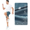 image:imageNORTHYARD Mens Athletic Running Shorts Quick Dry Lightweight Zip Pockets  5 7 9 Inseam Unlined Adjustable Waist Moisture Wicking 4Way Stretch UPF 50 Workout Gym Tennis Basketball HikingGreyblue