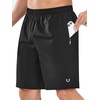image:imageNORTHYARD Mens Athletic Running Shorts Quick Dry Lightweight Zip Pockets  5 7 9 Inseam Unlined Adjustable Waist Moisture Wicking 4Way Stretch UPF 50 Workout Gym Tennis Basketball HikingBlack