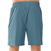 image:imageNORTHYARD Mens Athletic Running Shorts Quick Dry Lightweight Zip Pockets  5 7 9 Inseam Unlined Adjustable Waist Moisture Wicking 4Way Stretch UPF 50 Workout Gym Tennis Basketball HikingGreyblue