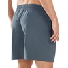 image:imageNORTHYARD Mens Athletic Running Shorts Quick Dry Lightweight Zip Pockets  5 7 9 Inseam Unlined Adjustable Waist Moisture Wicking 4Way Stretch UPF 50 Workout Gym Tennis Basketball HikingCoolgrey