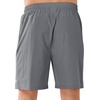 image:imageNORTHYARD Mens Athletic Running Shorts Quick Dry Lightweight Zip Pockets  5 7 9 Inseam Unlined Adjustable Waist Moisture Wicking 4Way Stretch UPF 50 Workout Gym Tennis Basketball HikingSmokegrey