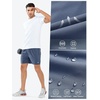 image:imageNORTHYARD Mens Athletic Running Shorts Quick Dry Lightweight Zip Pockets  5 7 9 Inseam Unlined Adjustable Waist Moisture Wicking 4Way Stretch UPF 50 Workout Gym Tennis Basketball HikingFederalblue