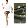 image:imageNORTHYARD Mens Athletic Running Shorts Quick Dry Lightweight Zip Pockets  5 7 9 Inseam Unlined Adjustable Waist Moisture Wicking 4Way Stretch UPF 50 Workout Gym Tennis Basketball HikingArmygreen