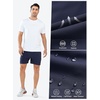 image:imageNORTHYARD Mens Athletic Running Shorts Quick Dry Lightweight Zip Pockets  5 7 9 Inseam Unlined Adjustable Waist Moisture Wicking 4Way Stretch UPF 50 Workout Gym Tennis Basketball HikingNavy