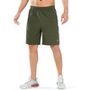 image:imageNORTHYARD Mens Athletic Running Shorts Quick Dry Lightweight Zip Pockets  5 7 9 Inseam Unlined Adjustable Waist Moisture Wicking 4Way Stretch UPF 50 Workout Gym Tennis Basketball HikingArmygreen