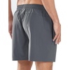 image:imageNORTHYARD Mens Athletic Running Shorts Quick Dry Lightweight Zip Pockets  5 7 9 Inseam Unlined Adjustable Waist Moisture Wicking 4Way Stretch UPF 50 Workout Gym Tennis Basketball HikingSmokegrey