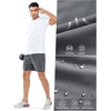 image:imageNORTHYARD Mens Athletic Running Shorts Quick Dry Lightweight Zip Pockets  5 7 9 Inseam Unlined Adjustable Waist Moisture Wicking 4Way Stretch UPF 50 Workout Gym Tennis Basketball HikingSmokegrey