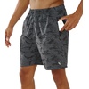 image:imageNORTHYARD Mens Athletic Running Shorts Quick Dry Lightweight Zip Pockets  5 7 9 Inseam Unlined Adjustable Waist Moisture Wicking 4Way Stretch UPF 50 Workout Gym Tennis Basketball HikingCamoblack