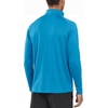image:imageNORTHYARD Mens Quarter Zip Pullover Athletic Running Shirt Long Sleeve  14 Zip Quick Dry Lightweight Workout Tennis Gym Performance Hiking Sports Golf Balck Sun Protection Cool SPF UPF 50Lakeblue