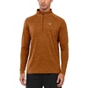 image:imageNORTHYARD Mens Quarter Zip Pullover Athletic Running Shirt Long Sleeve  14 Zip Quick Dry Lightweight Workout Tennis Gym Performance Hiking Sports Golf Balck Sun Protection Cool SPF UPF 50Orangeheather
