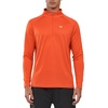 image:imageNORTHYARD Mens Quarter Zip Pullover Athletic Running Shirt Long Sleeve  14 Zip Quick Dry Lightweight Workout Tennis Gym Performance Hiking Sports Golf Balck Sun Protection Cool SPF UPF 50Orange