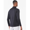 image:imageNORTHYARD Mens Quarter Zip Pullover Athletic Running Shirt Long Sleeve  14 Zip Quick Dry Lightweight Workout Tennis Gym Performance Hiking Sports Golf Balck Sun Protection Cool SPF UPF 50Black