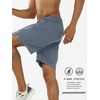 image:imageNORTHYARD Mens Athletic Gym Shorts Basketball 1075 Tennis Workout Short Quick Dry Mesh Running with Zipper PocketsCloud