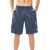 image:imageNORTHYARD Mens Athletic Gym Shorts Basketball 1075 Tennis Workout Short Quick Dry Mesh Running with Zipper PocketsCoolgrey