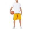 image:imageNORTHYARD Mens Athletic Gym Shorts Basketball 1075 Tennis Workout Short Quick Dry Mesh Running with Zipper PocketsGold