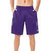 image:imageNORTHYARD Mens Athletic Gym Shorts Basketball 1075 Tennis Workout Short Quick Dry Mesh Running with Zipper PocketsPurple