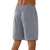 image:imageNORTHYARD Mens Athletic Gym Shorts Basketball 1075 Tennis Workout Short Quick Dry Mesh Running with Zipper PocketsStone