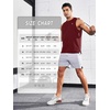 image:imageNORTHYARD Mens Tank Top Workout Sleeveless Shirt Athletic Muscle Shirts  Lightweight moisturewicking amp breathable quickdry Regular Fit with 4way stretch Reflective spots For gymWine